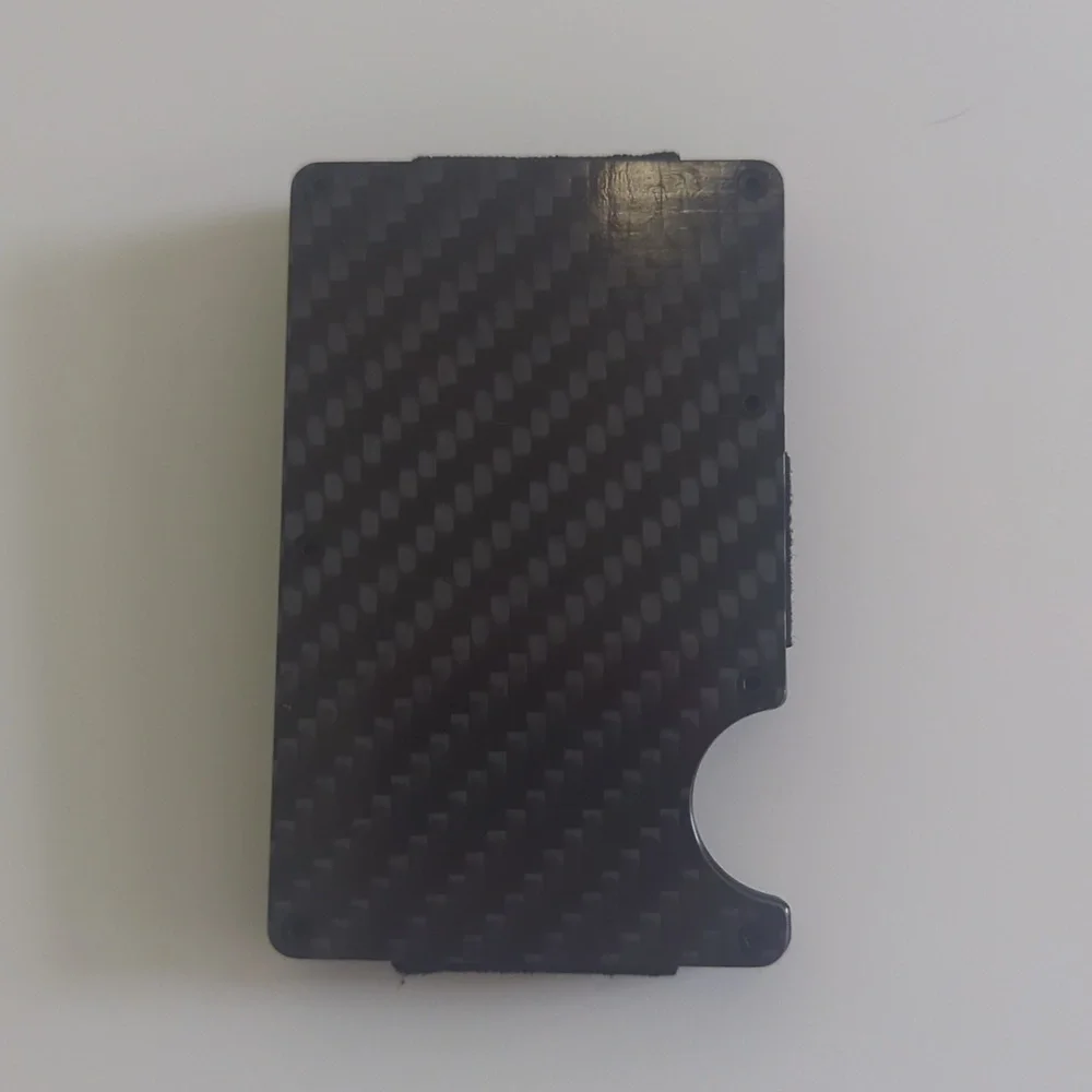 Metal Wallet black mens